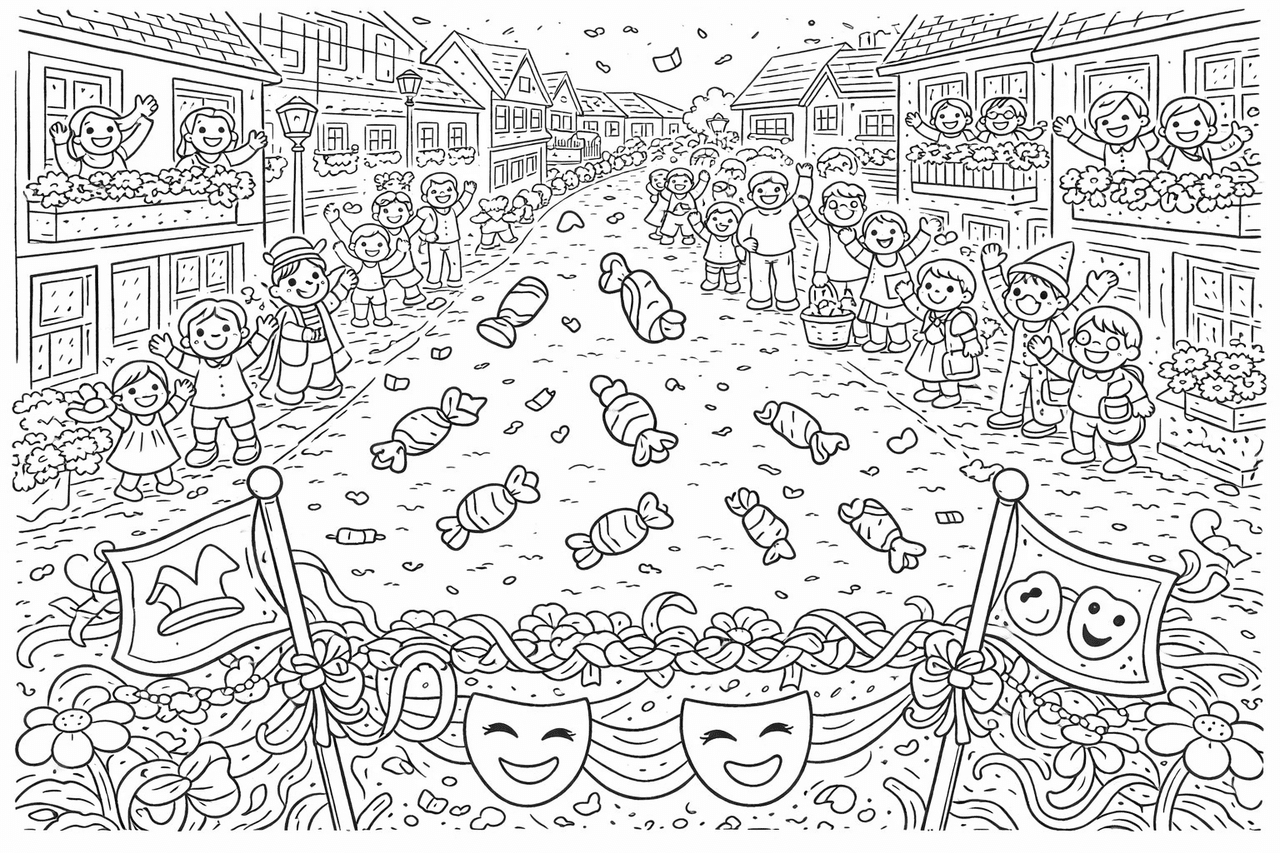 Rheinbrücke bei Bad Honnef - Ausmalbild