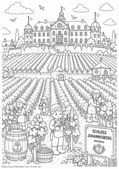 Schloss Johannisberg Ausmalbild
